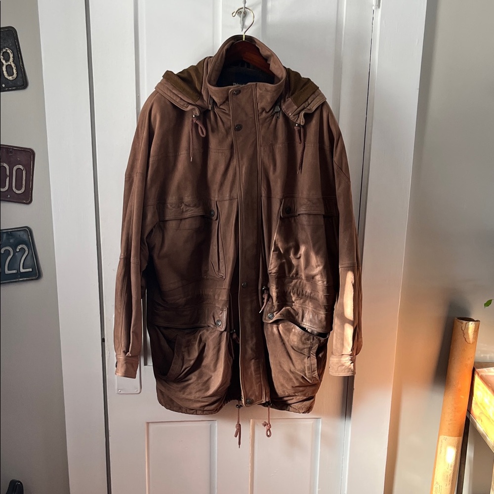 Vintage adventure bound by Wilson’s leather jacket western